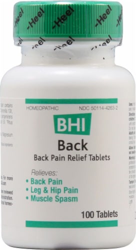 MediNatura BHI Back Pain Relief Tablets, 300 mg - 100 Tablets - Kroger