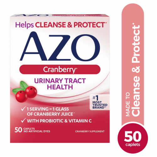 Azo Cranberry® Urinary Tract Health Supplement Caplets Perspective: front