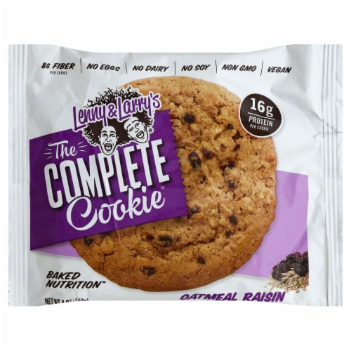Lenny & Larry's Oatmeal Raisin Complete Cookie Perspective: front