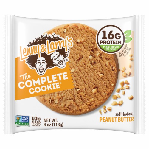 Lenny & Larry's® Plant-Based Protein Peanut Butter Cookie Perspective: front
