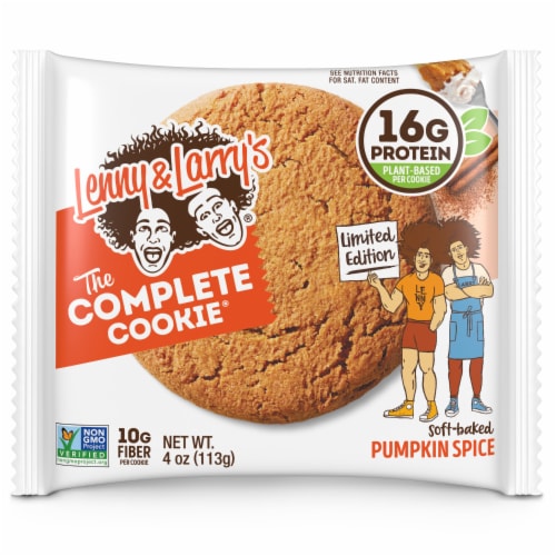 Lenny & Larry's® Pumpkin Spice The Complete Cookie® Perspective: front