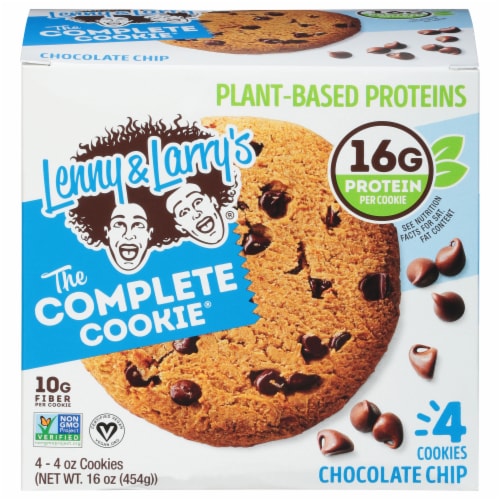 Lenny & Larry's® The Complete Cookie® Chocolate Chip Soft-Baked Cookies Perspective: front