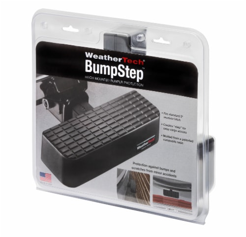 WeatherTech BumpStep Hitch Mounted Bumper Protection - Black Perspective: front