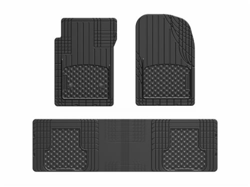 WeatherTech Trim-To-Fit Mat Set - Black Perspective: front