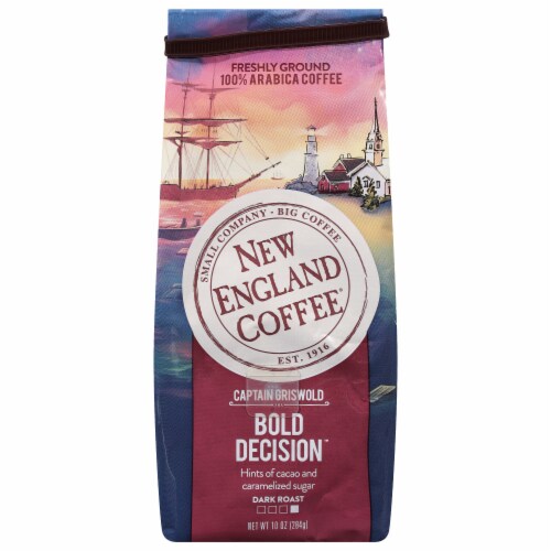 New England Coffee® Bold Decision Dark Roast Ground Coffee Perspective: front
