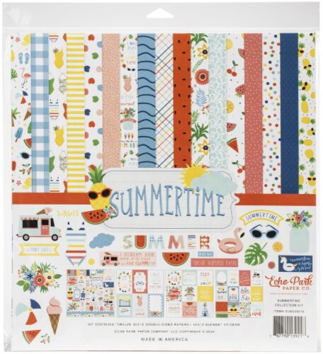 Echo Park Collection Kit 12 X12 -Summertime Perspective: front