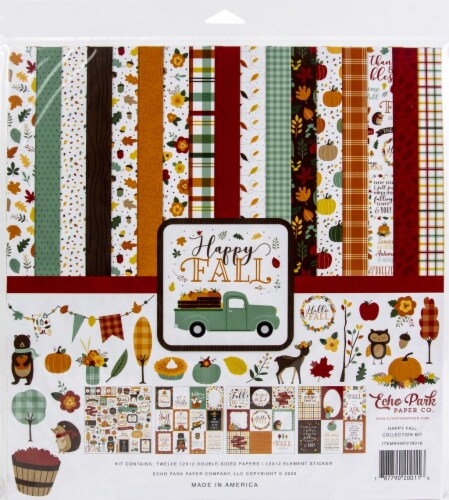 Echo Park Collection Kit 12 X12 -Happy Fall Perspective: front