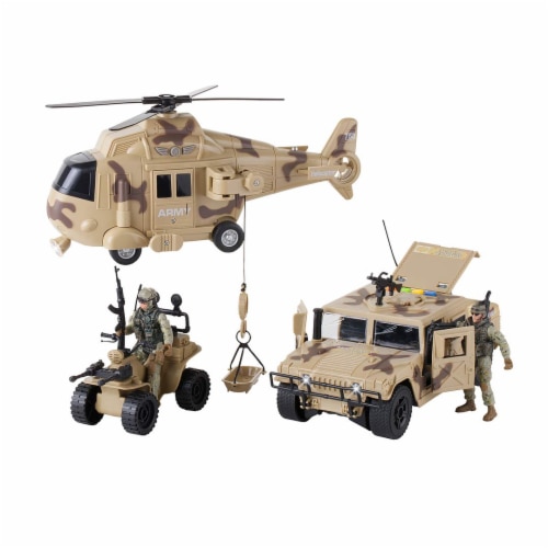 Toy store soldier helicopter