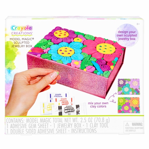 Crayola Creations® Model Magic® Sculpted Jewelry Box Set Perspective: front
