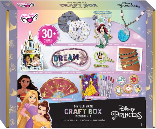 Fashion Angels Disney Princess DIY Ultimate Craft Box Design Kit Perspective: front