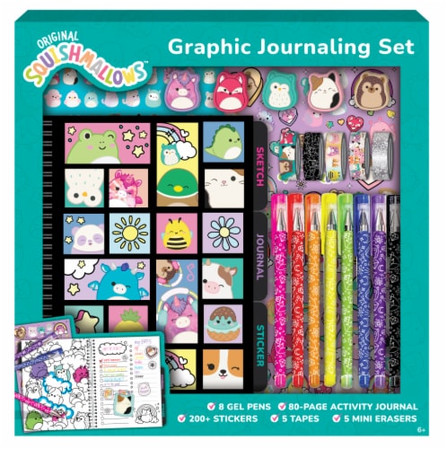 Fashion Angels Squishmallows™ Graphic Journaling Set Perspective: front