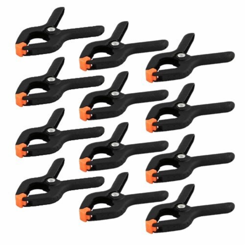 Wideskall 8 Pieces 4 Inch Nylon Plastic Spring Clamps, 8