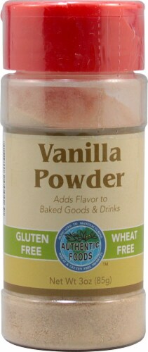Auth Foods Vanilla Pwdr Perspective: front