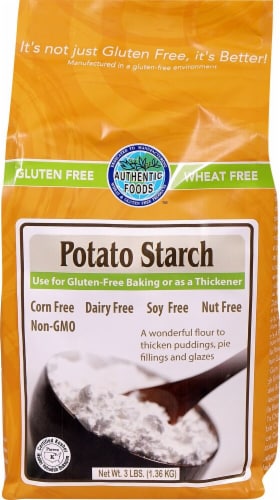 Authentic Foods  Potato Starch Flour Gluten Free Perspective: front