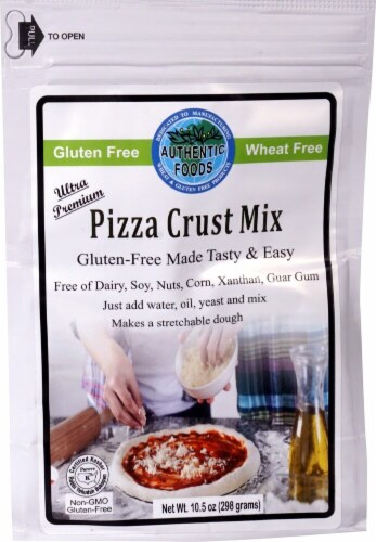 Authentic Foods  Pizza Crust Mix Perspective: front