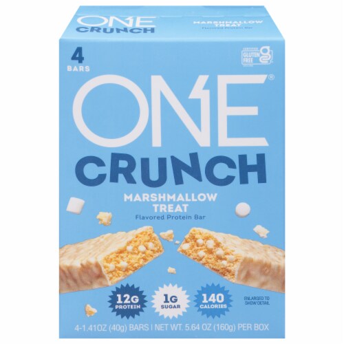 ONE BAR Marshmallow Protein Bars Perspective: front