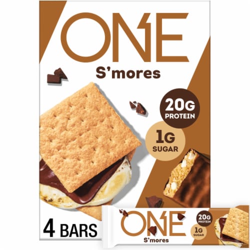 ONE S'mores Flavored Protein Bars Perspective: front