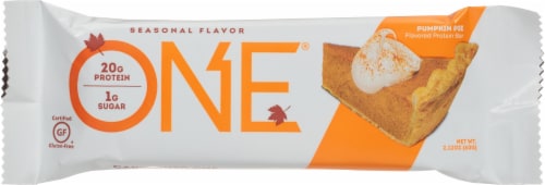 ONE® BAR Pumpkin Pie Protein Bar Perspective: front