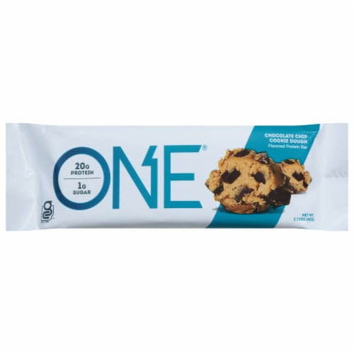 ONE Bar Chocolate Chip Cookie Dough Protein Bar Perspective: front
