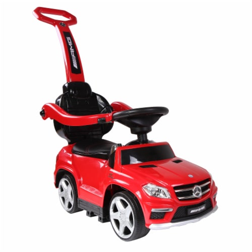 Red push store car for baby