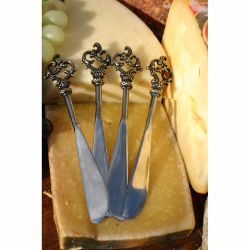 Key 1 Cheese Knives (Set of 4) Perspective: front