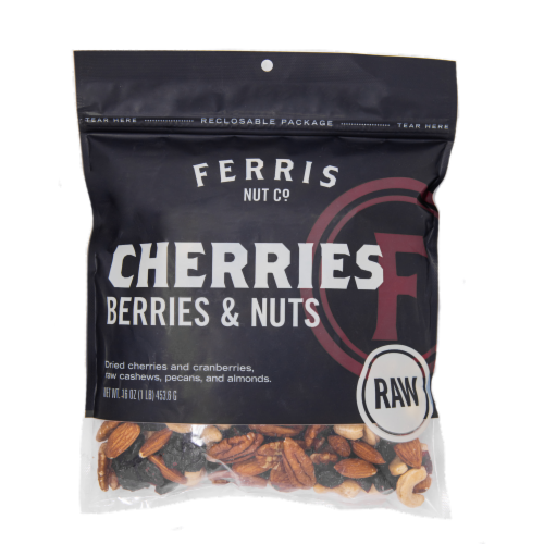Ferris Raw Cherries Berries & Nuts Trail Mix Perspective: front