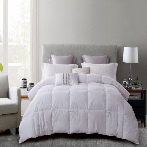 Martha Stewart Feather Down Fiber Comforter - White Perspective: front