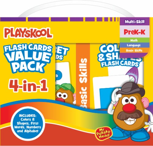 Playskool 4-in-1 Pre/Kindergarten Flash Cards Perspective: front
