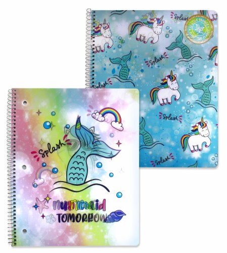 U Style Unicorn Magic 1-Subject Notebook - Assorted Perspective: front