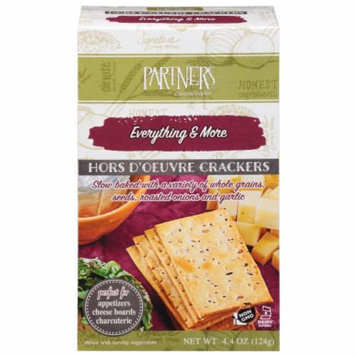 Partners Everything & More Hors D'oeuvre Crackers Perspective: front