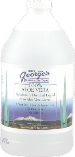 George's Aloe Vera Liquid Perspective: front