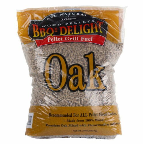 BBQR's Delight Oak Flavor BBQ Wood Pellets Grill Fuel 20 Lb Bag All