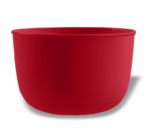 TarHong Wheat Straw PP Serving Bowl - Red Perspective: front