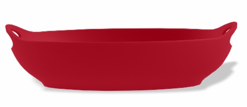 TarHong Wheat Straw PP Serving Bowl - Red Perspective: front