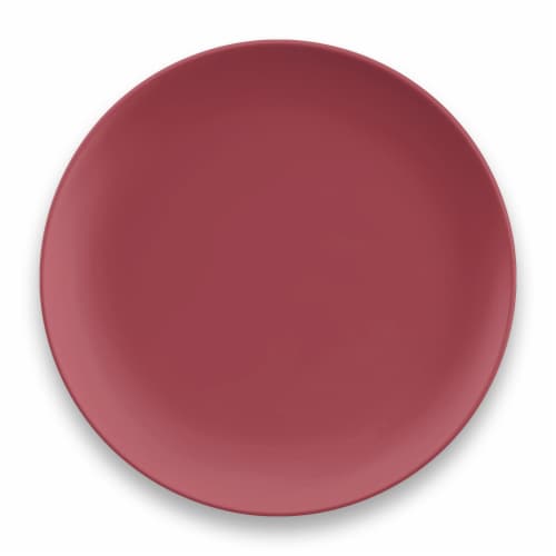 TarHong Wheat Polypropylene Dinner Plate, Beet Perspective: front
