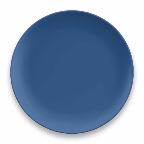 TarHong Wheat Polypropylene Dinner Plate, Cobalt Perspective: front