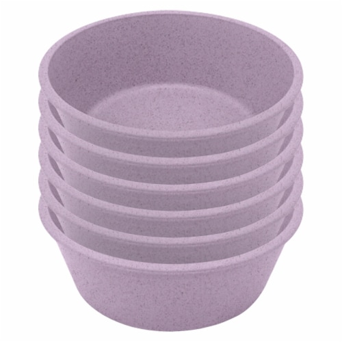 TarHong Round Wheat Bowls - Purple Perspective: front