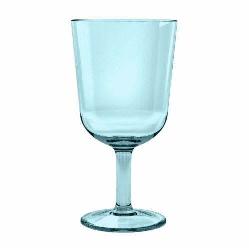 Tarhong PSPGB160SGLT 16 oz Simple Wine Glass, Set of 6 - Aqua Perspective: front