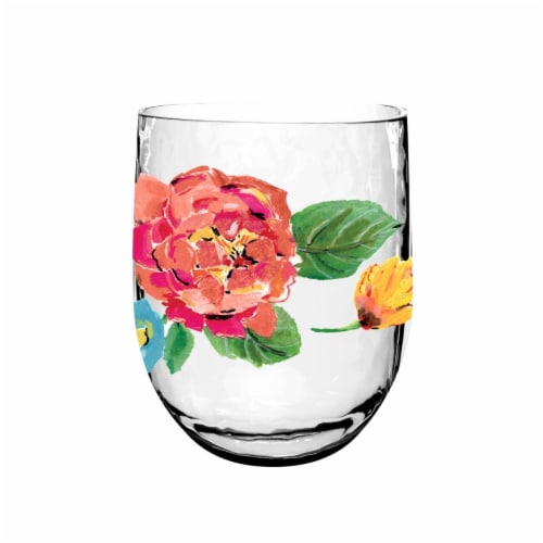 TarHong Garden Floral Drinkware Perspective: front