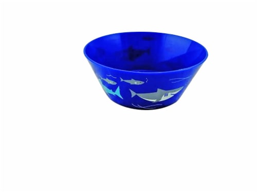 TarHong Sharks Cereal Bowl - Blue Perspective: front