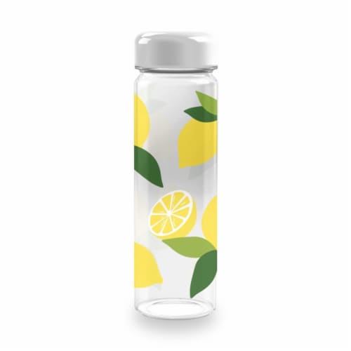 TarHong HY20751679 20 oz Lemon Fresh Quench Water Bottle, Premium Plastic - Set of 2 Perspective: front