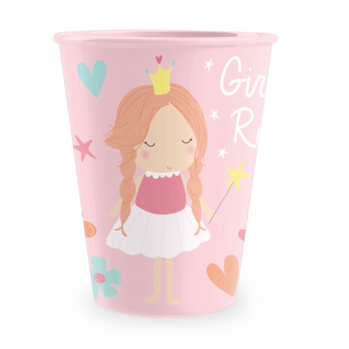 TarHong Girls Rule Tumbler - Pink Perspective: front
