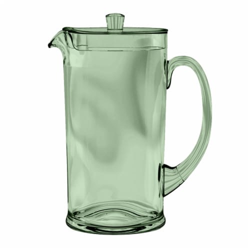 Tarhong PCOPI777PLS 78 oz Cordoba Pitcher with Lid Recycled - Green Perspective: front