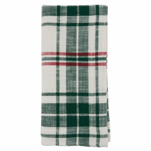 SARO 541.WG20S Cloth Table Napkins with Plaid Design - Set of 4 Perspective: front