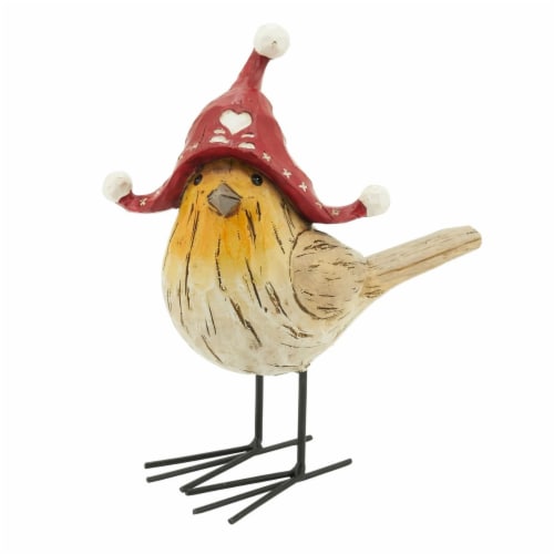 Saro Lifestyle XD328.M 6 in. Winter Hat Figurine with Standing