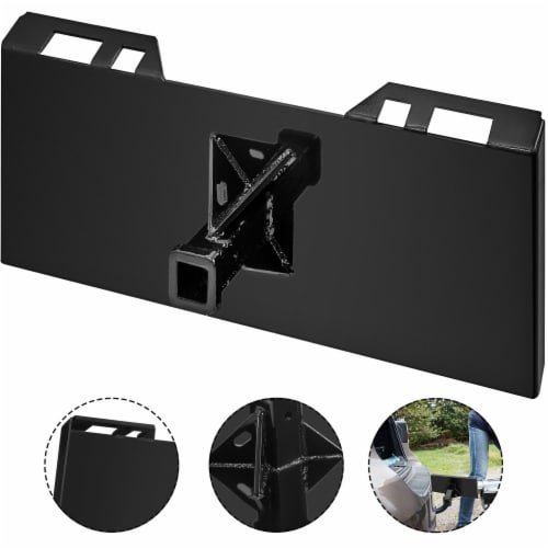 Tyslan 1/4" Skid Steer Attachment Plate Universal Quick Attach Plate Compatible With Kubota And Bobcat Skid Steers And Tractors