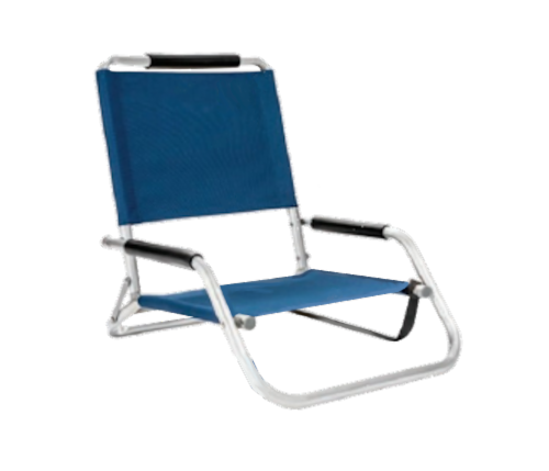 James Paul Products Beach Sand Chair - Blue Perspective: front