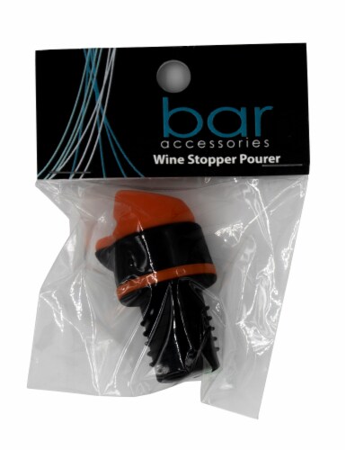 James Paul Products Wine Stopper Pourer Perspective: front