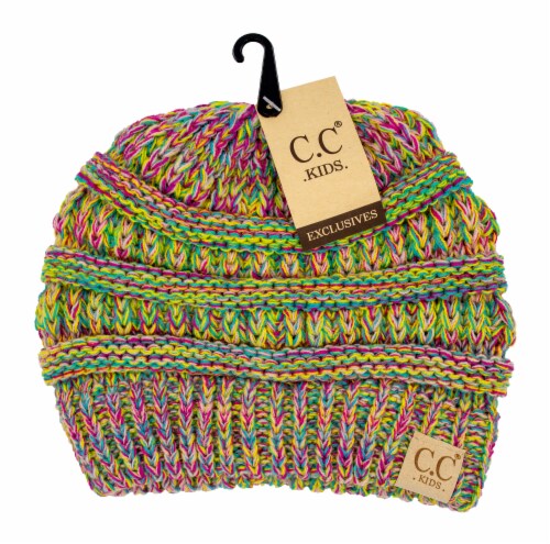 James Paul Products Girls Marbled Hat Perspective: front