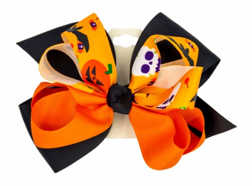 James Paul Products Halloween Hair Bow Perspective: front